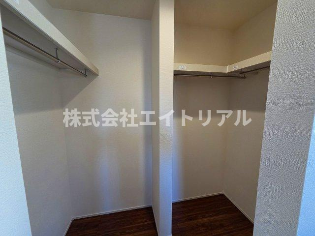 加茂郡八百津町八百津　新築戸建　全1棟の収納|洋室7.3帖　ウォークインクローゼット