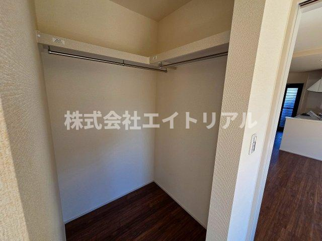 加茂郡八百津町八百津　新築戸建　全1棟の収納|洋室4.5帖　ウォークインクローゼット