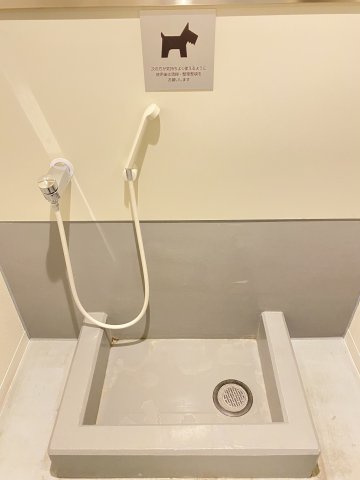 ペット足洗い場
