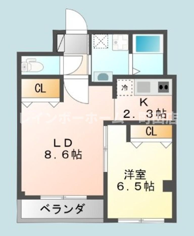 エルフ湘南※初期費用分割後払いサービス利用可能物件の間取り