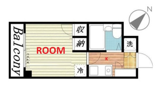 【間取り】 | ＮＩＣアーバンスピリッツ横浜反町２０３
