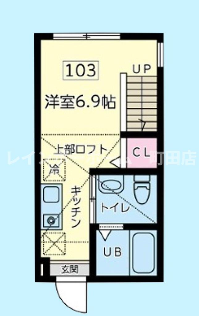 クラージュ橋本※初期費用分割後払いサービス利用可能物件の間取り