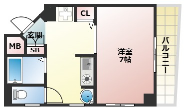 【間取り】 | ノイエス大江四天王寺