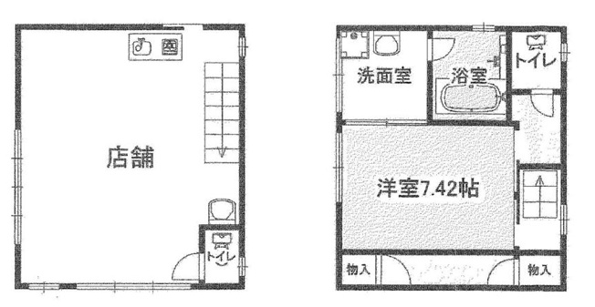 【間取り】 | 湊川町5丁目店舗