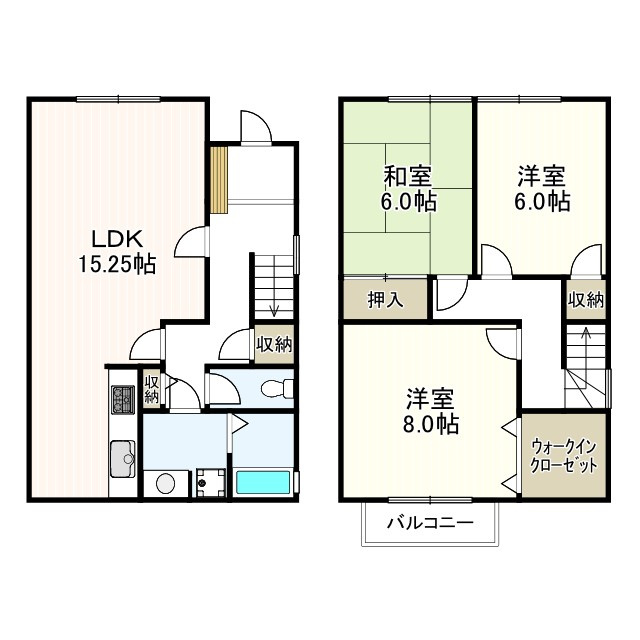 フィルフロイデ壱番館の間取り