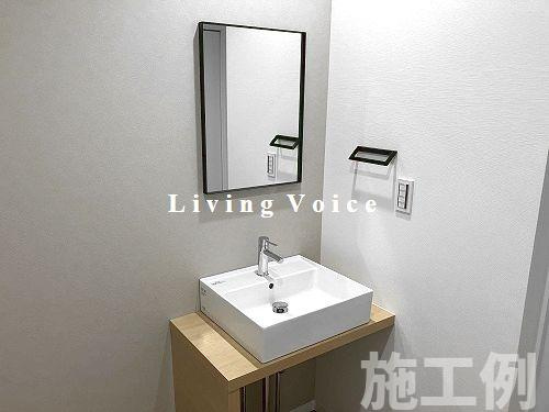 【仲介手数料０円】茅ヶ崎市東海岸北Ⅱ　新築一戸建て　全2棟の独立洗面台|茅ヶ崎市東海岸北Ⅱ　新築一戸建て　全2棟