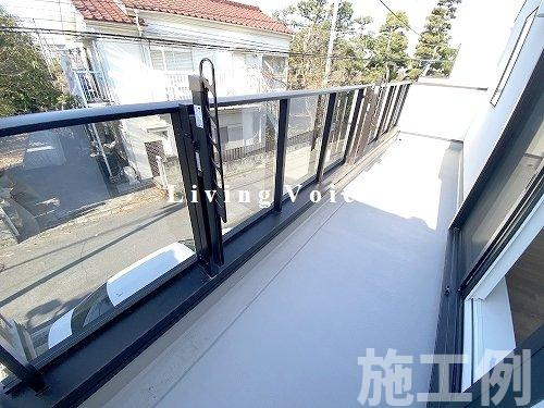 【仲介手数料０円】茅ヶ崎市東海岸北Ⅱ　新築一戸建て　全2棟のバルコニー|茅ヶ崎市東海岸北Ⅱ　新築一戸建て　全2棟