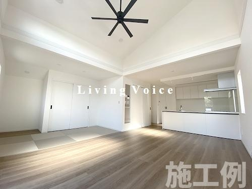 【仲介手数料０円】茅ヶ崎市東海岸北Ⅱ　新築一戸建て　全2棟の居間・リビング|茅ヶ崎市東海岸北Ⅱ　新築一戸建て　全2棟