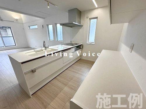 【仲介手数料０円】茅ヶ崎市東海岸北Ⅱ　新築一戸建て　全2棟のキッチン|茅ヶ崎市東海岸北Ⅱ　新築一戸建て　全2棟