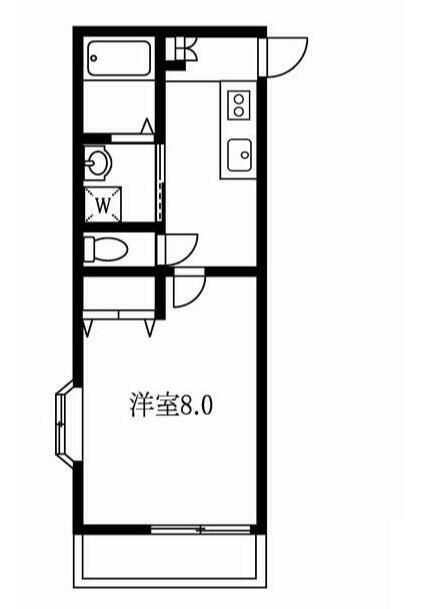 グリムコートの間取り|間取りです。
