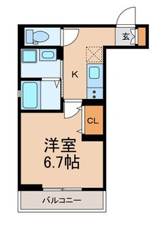 千葉市花見川区幕張町６丁目の賃貸マンションの間取り