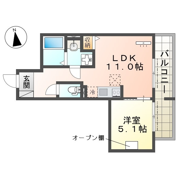 セラータ北野 の間取り