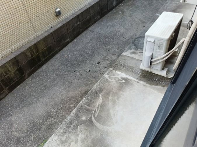 セントパークハイツⅡのバルコニー