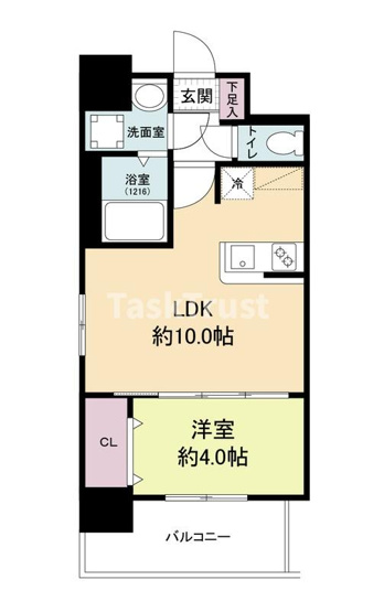 【間取り】 | エス・キュート南森町