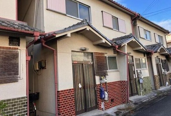 村野東町テラスハウスのエントランス|エントランスです