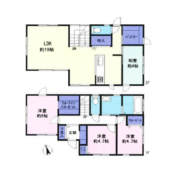 逗子市久木３丁目　中古戸建の間取り