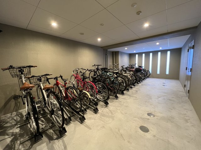 リヴィエール門司港ベイブリッジの駐輪場