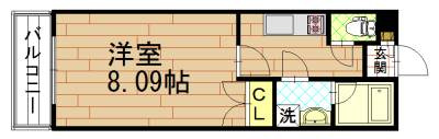 HF烏丸鞍馬口レジデンスの間取り