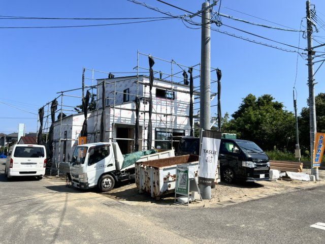 ☆最高基準の耐震等級3取得☆タスリエPLUS迎町の前面道路含む現地写真
