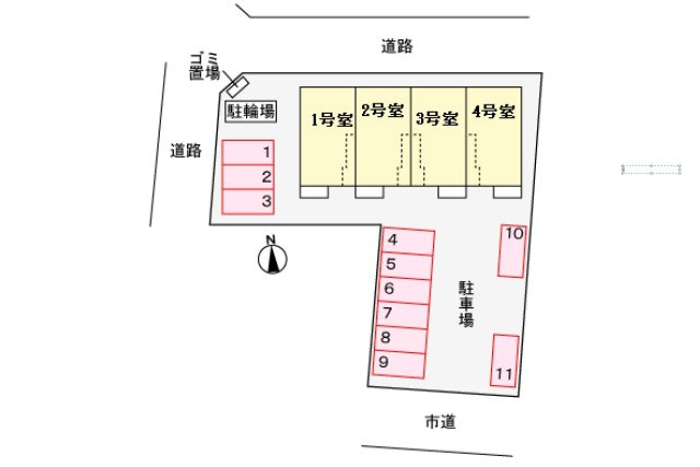ルヴニールの区画図