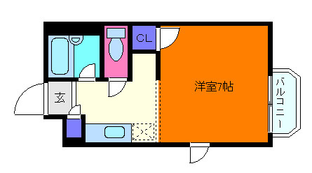 ラヴィアンヌ芦屋の間取り