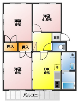 【間取り】 | サンパレス