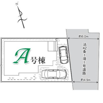 川越市砂久保　新築戸建　ハートフルタウンの区画図