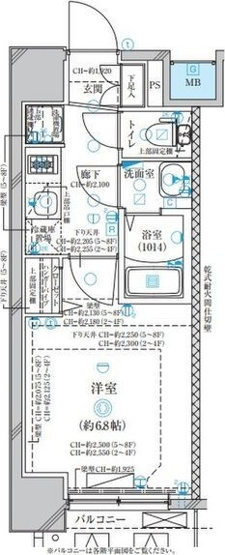 【間取り】 | ディアレイシャス名古屋太閤通Ⅱ