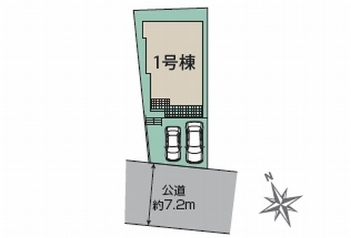 【仲介手数料０円】座間市立野台3丁目2期　新築一戸建ての区画図|座間市立野台3丁目2期　新築一戸建て
