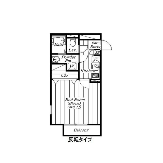 アムール 右京の間取り