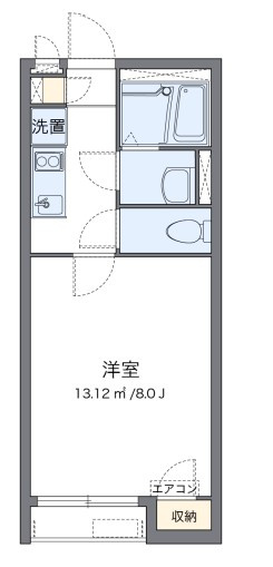 クレイノｇハイムの間取り