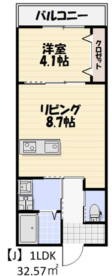 【間取り】 | Lyk貝塚
