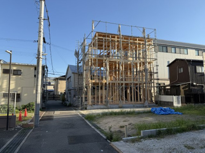 【前面道路含む現地写真】 | 東尻池町１丁目新築戸建