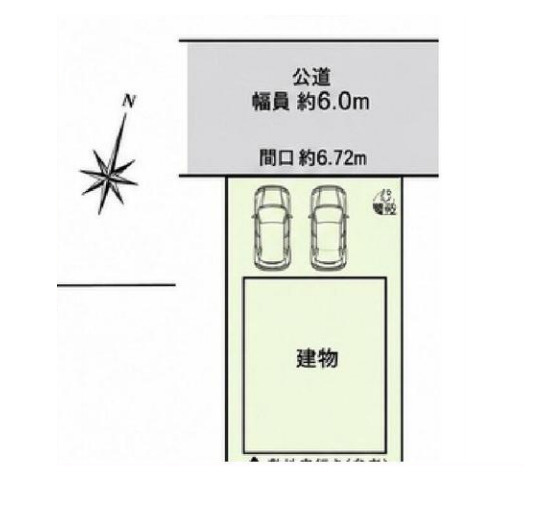上尾市日の出三丁目　中古戸建の区画図