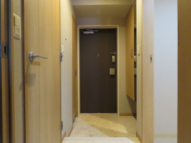 大阪市西淀川区柏里１丁目の賃貸マンションの玄関