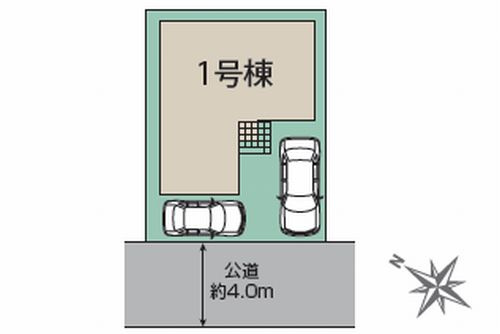 【仲介手数料０円】相模原市中央区緑が丘1丁目　新築一戸建ての区画図|相模原市中央区緑が丘1丁目　新築一戸建て