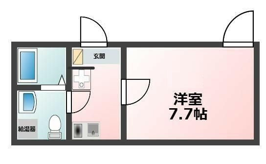 Ｇｌａｎｚ文京千駄木の間取り|間取りです。
