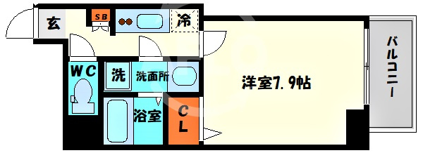 エグゼ堺筋本町の間取り|エグゼ堺筋本町　間取り