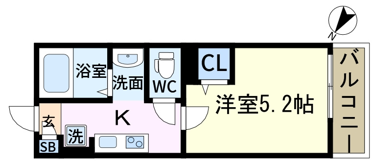 MELDIA新小岩Ⅳの間取り