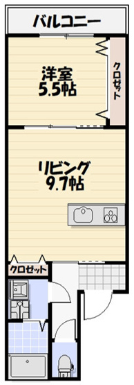 【間取り】 | Lyk貝塚