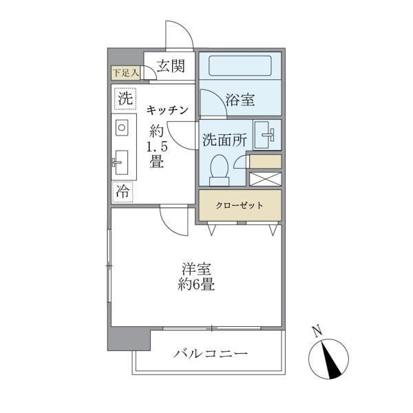 エコロジー白山レジデンスの間取り