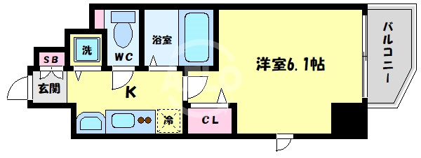 プレサンス堺筋本町フィリアの間取り|プレサンス堺筋本町フィリア　間取り