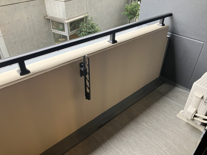 D-ROOM千葉中央のバルコニー