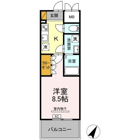 D-ROOM千葉中央の間取り