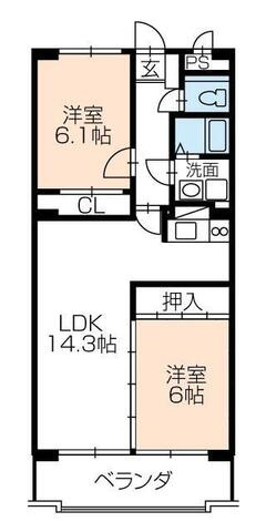 NH菰口の間取り
