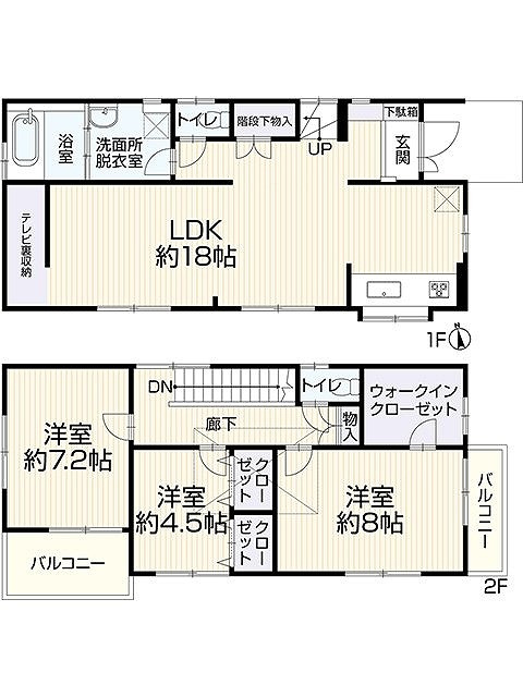 熱田区一番一丁目　売戸建の間取り|間取図　※図面と現況が異なる場合は現況優先といたします。