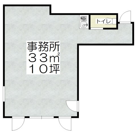 池田市天神１丁目の店舗事務所の間取り