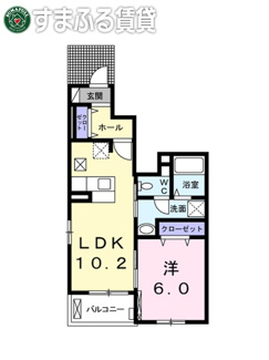 【間取り】 | ニコ　ヴィラージュA　西尾市住崎町