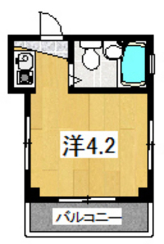 ＴＩビルの間取り|3面採光です！