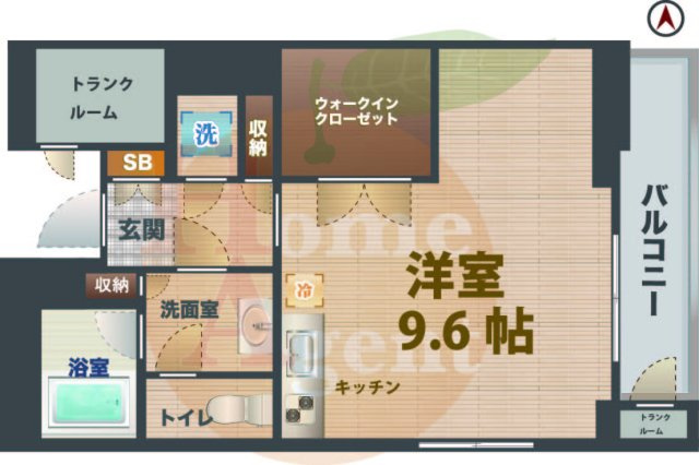 【間取り】 | セジョリ高円寺 | 1Rのお部屋です。